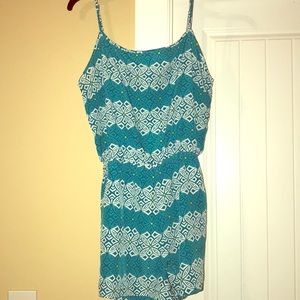 Blue boutique romper